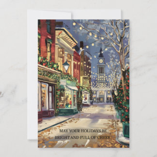 Bright Holiday - Christmas Card