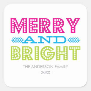 BRIGHT HOLIDAY   HOLIDAY STICKERS