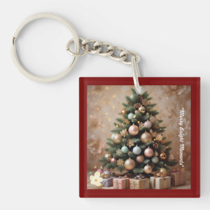 "Bright Holiday Moments" Keychain