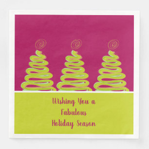 Bright Holiday Paper Napkines Napkin