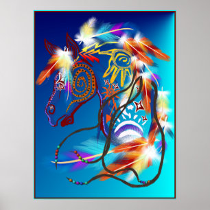 Bright Horse Poster