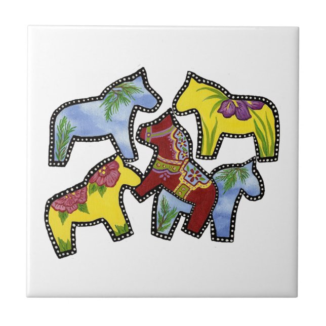 Bright Horses Tile (Front)