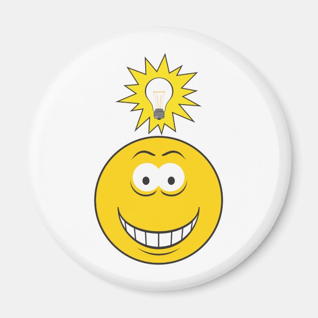 Bright Idea Face Magnet (Front)