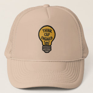 Bright Idea Hat – Funny Light Bulb Design