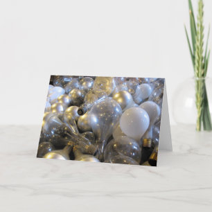 Bright Idea Light Bulb Blank Greeting Card