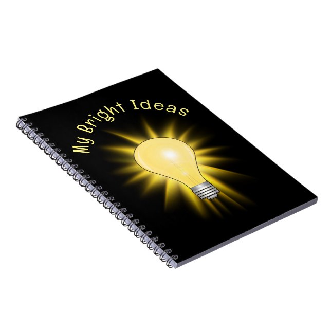 Bright Idea Light Bulb Notebook (Right Side)