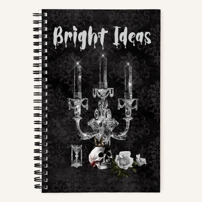 Bright Ideas Gothic Style Notebook  (Front)