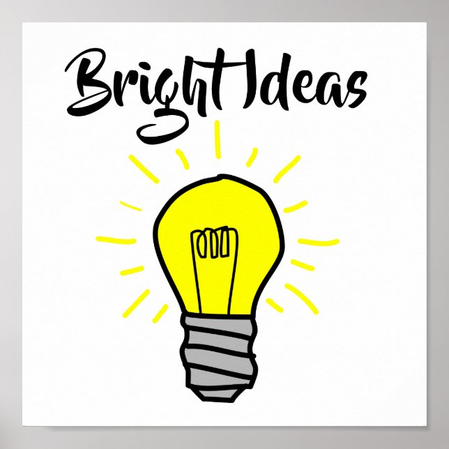 Bright Ideas Poster (Front)
