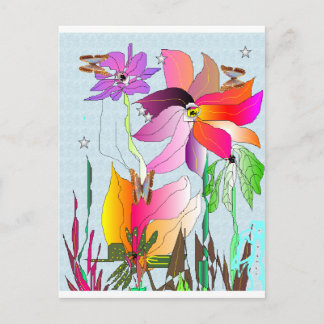 BRIGHT IMPRESSIONS POSTCARD