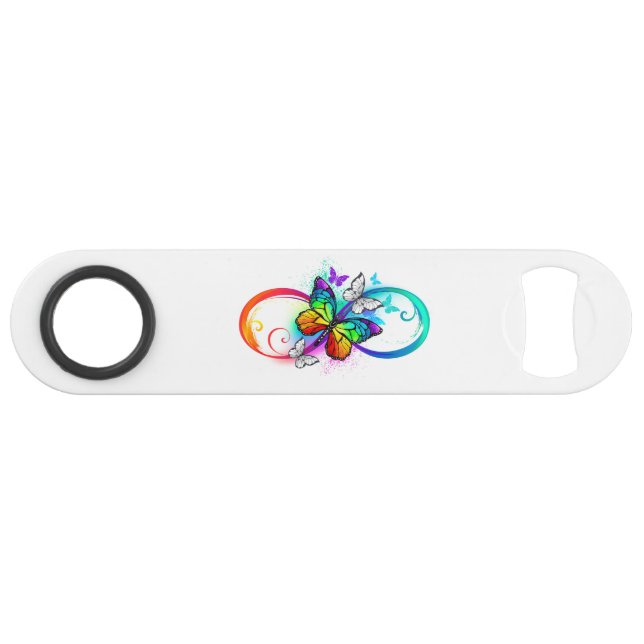 Bright infinity with rainbow butterfly (Devant (Horizontal))