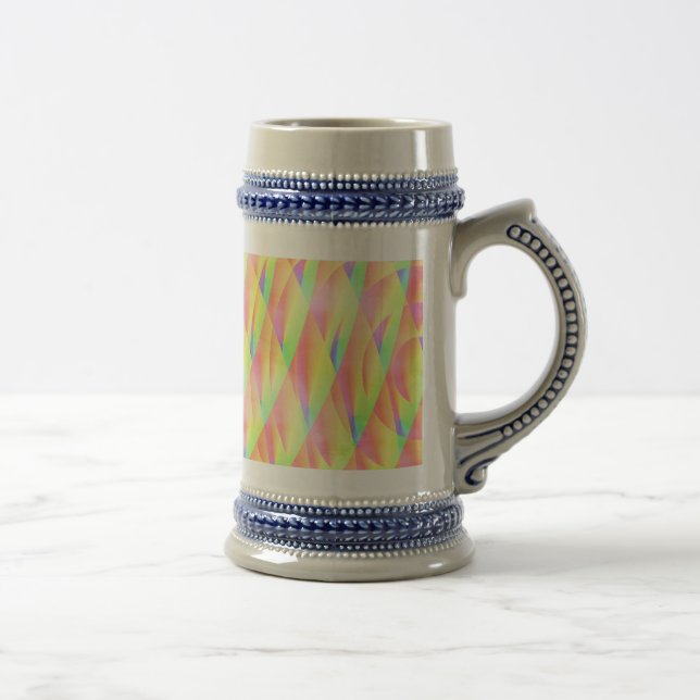Bright Interference by Kenneth Yoncich Beer Stein (Right)