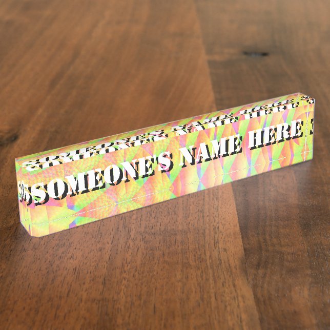 Bright Interference by Kenneth Yoncich Nameplate (Side)