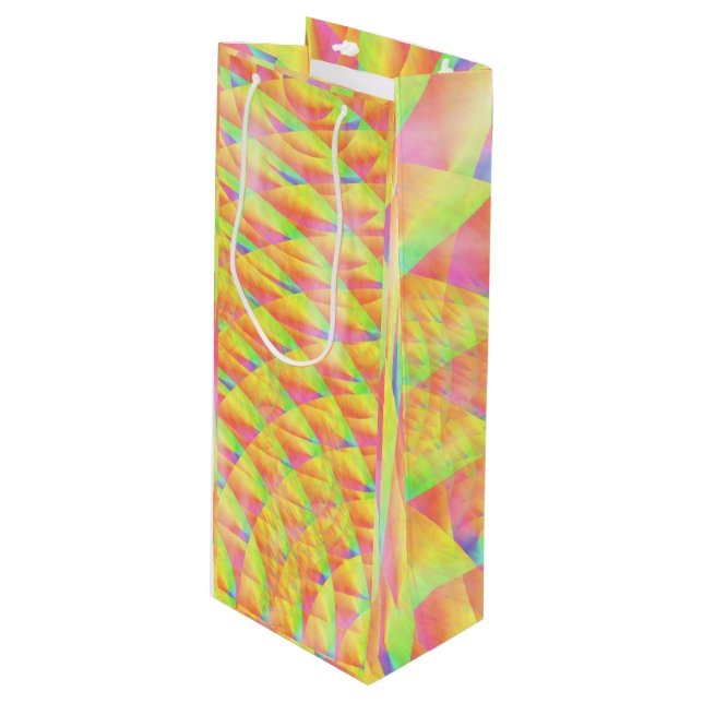 Bright Interference [Wine] by Kenneth Yoncich Wine Gift Bag (Front Angled)