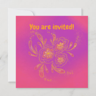 Bright invitation