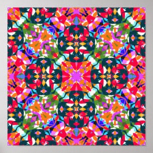 Bright Jolly Colourful Dopamine Decor Wall Poster
