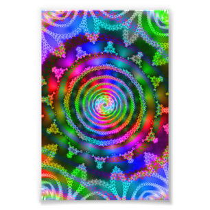 Bright Kaleidoscope Photo Print