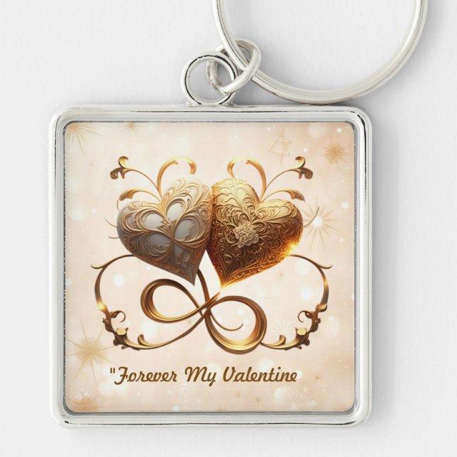 "Bright Kisses Forever" Keychain (Front)