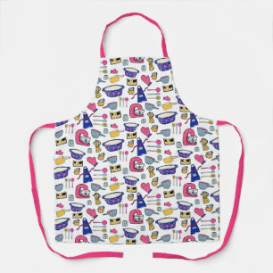 Bright Kitchen Utensils Cook Cake Maker Apron
