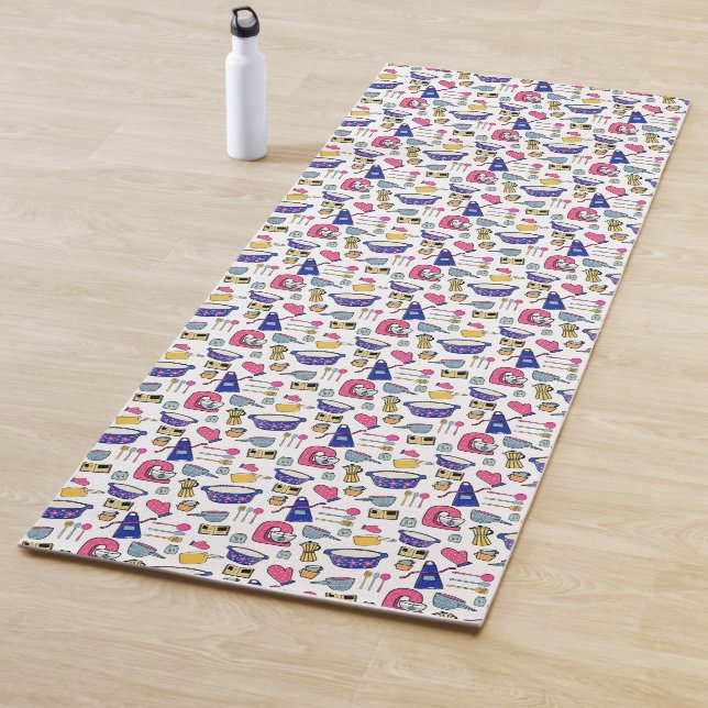 Bright Kitchen Utensils Cook Cake Maker Yoga Mat (In Situ)