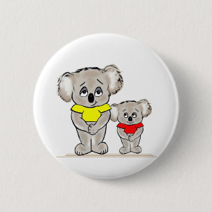 Bright Koalas 2 Inch Round Button