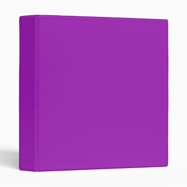 Bright Lavender Purple Binder (Front/Spine)