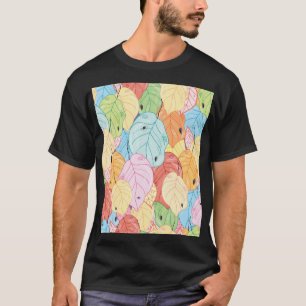 Bright Leaf Texture: Nature Inspired. T-Shirt