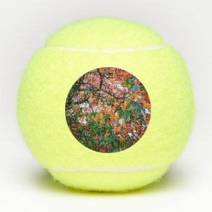 Bright leaves tennis balls