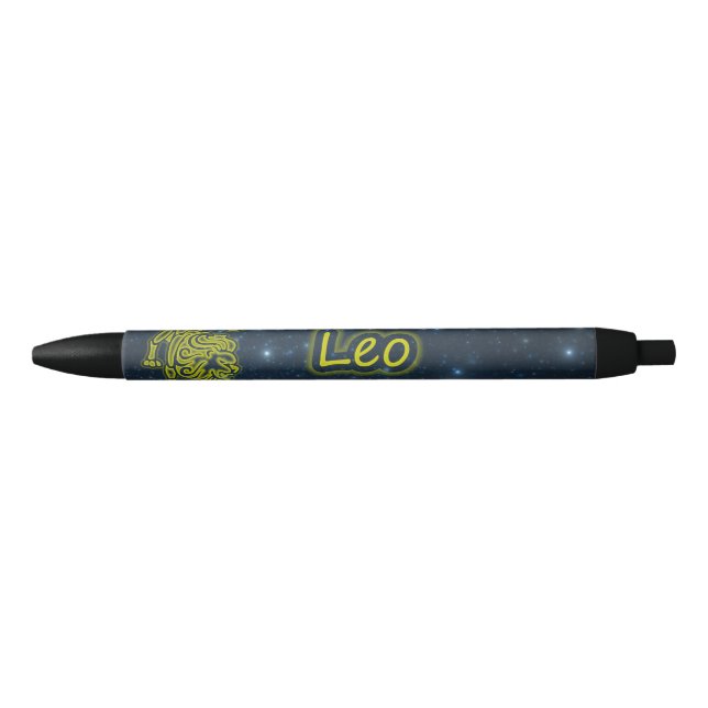 Bright Leo Black Ink Pen (Front)
