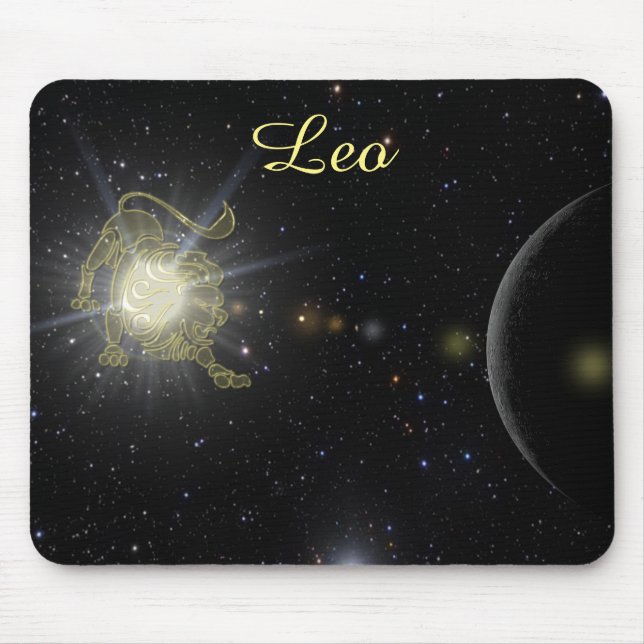Bright Leo Mouse Pad (Front)