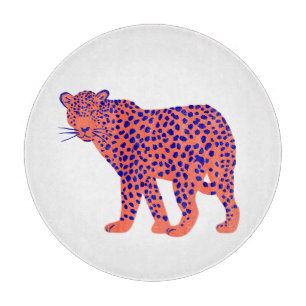 Bright Leopard Cutting Board