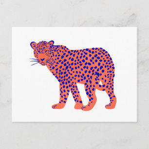 Bright Leopard Postcard