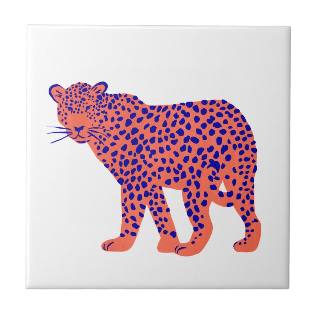 Bright Leopard Tile (Front)
