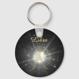 Bright Libra Keychain