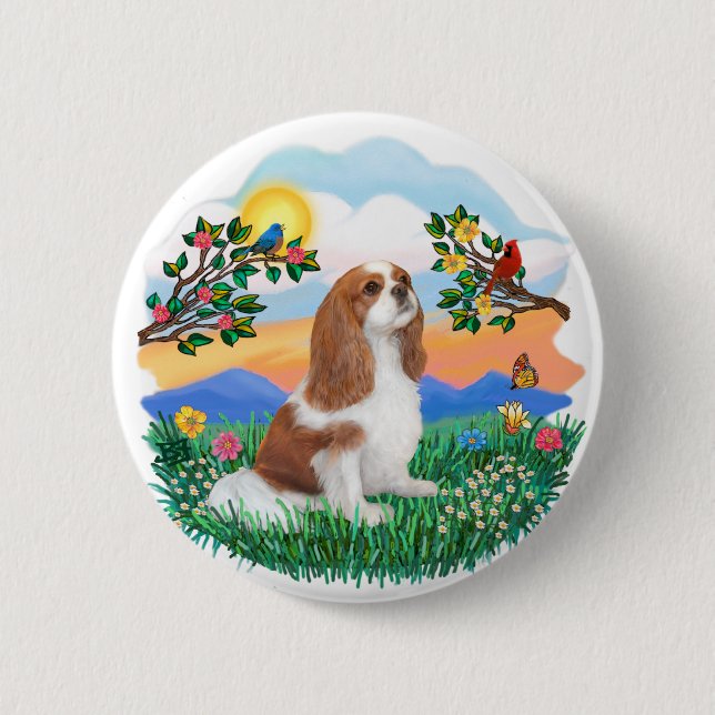 Bright Life - Cavalier (BL-F) 2 Inch Round Button (Front)