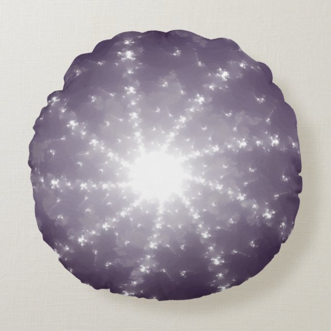 Bright Light at End of the Tunnel Round Pillow (Front)