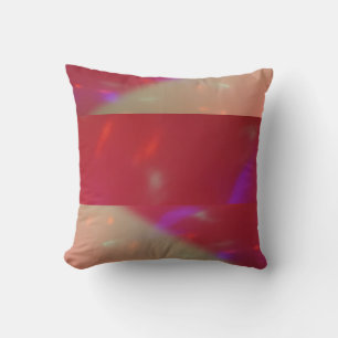 bright lights stripes throw pillow