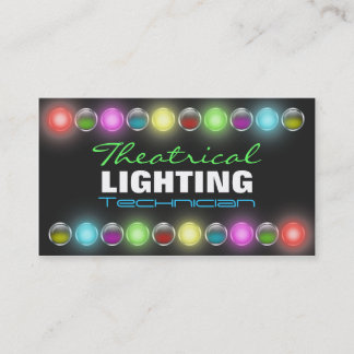 Bright Lights Theatrical Lighting Business Cards