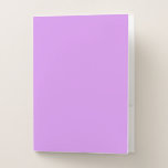 Bright lilac (solid colour)  pocket folder<br><div class="desc">Bright lilac (solid colour)</div>