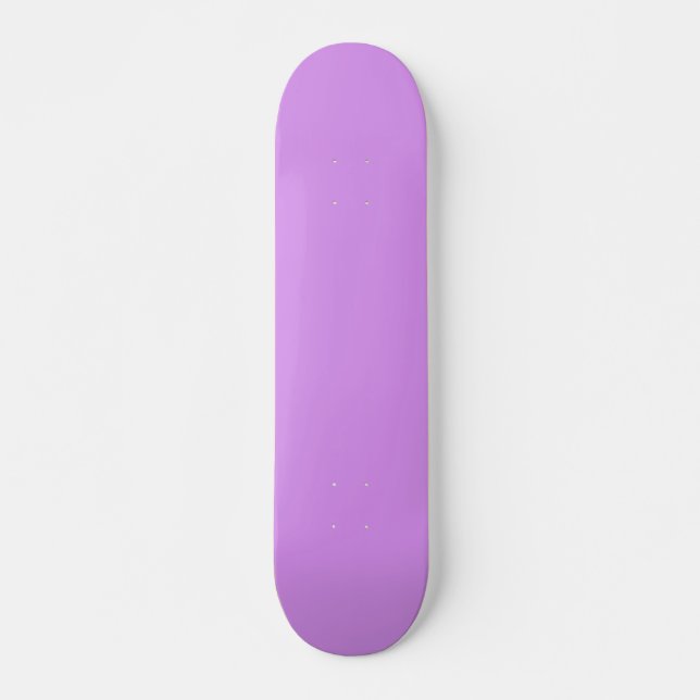 Bright lilac (solid colour)  skateboard (Front)