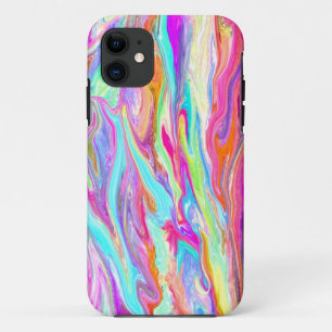 Bright Liquid Colour Neon iPhone 11 Case