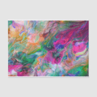 Bright Liquid Colour Psychedelic Funky Tissue Pape Paper
