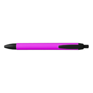 Bright Magenta, Elegant, Chic and Fun Solid Colour Black Ink Pen