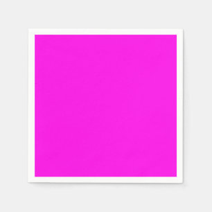 Bright Magenta Solid Color Napkin