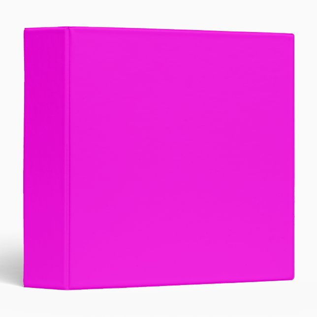  Bright Magenta (solid colour)  Binder (Front/Spine)