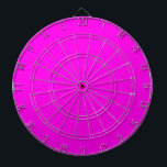 Bright Magenta Solid Colour Dartboard<br><div class="desc">Bright Magenta Solid Colour. Modern Colour.</div>