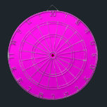 Bright Magenta Solid Colour Dartboard<br><div class="desc">Bright Magenta Solid Colour. Modern Colour.</div>