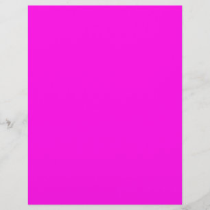  Bright Magenta (solid colour)  Letterhead