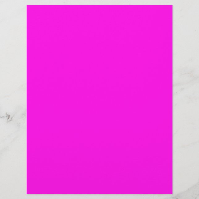  Bright Magenta (solid colour)  Letterhead (Front)
