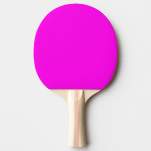 Bright Magenta Solid Colour Ping Pong Paddle
