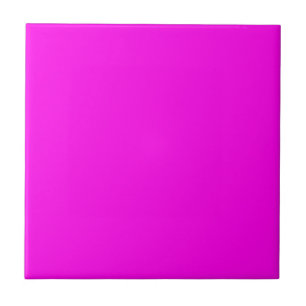 Bright Magenta Solid Colour Tile